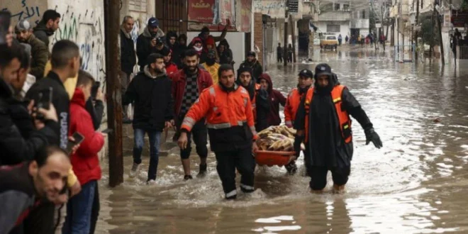 Banjir Gaza Serang 700 Ribu Pengungsi, Bantuan Diblokir Israel