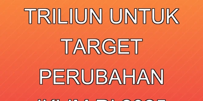 Dana Rp 12.600 Triliun untuk Target Perubahan Iklim RI 2025
