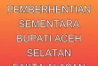Dasco Minta Pemberhentian Sementara Bupati Aceh Selatan: Fakta & Alasan