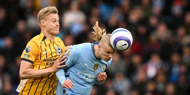Erling Haaland Cetak 100 Gol Rekor di Fulham vs Man City