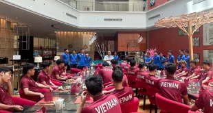 Fasilitas Hotel Mewah untuk Timnas Vietnam U-23 Persiapkan Turnamen