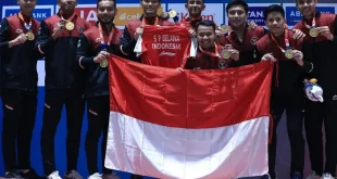 Indonesia Raih Emas Beregu Bulutangkis SEA Games 2025 di Hanoi