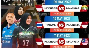 Jadwal Siaran Langsung Timnas Putri Indonesia vs Thailand SEA Games 2025