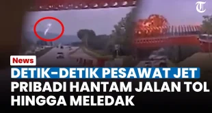 Jet Pribadi Jatuh di Mexico City, 7 Tewas dalam Kecelakaan Fatal