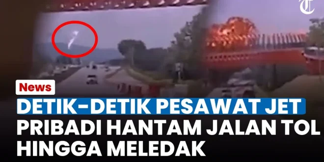 Jet Pribadi Jatuh di Mexico City, 7 Tewas dalam Kecelakaan Fatal