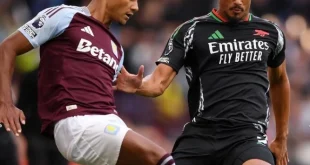 Kemenangan Dramatis Aston Villa 2-1 atas Arsenal Liga Inggris 2025