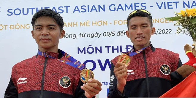 Momen Dayung Indonesia Sumbang 2 Emas di SEA Games 2025
