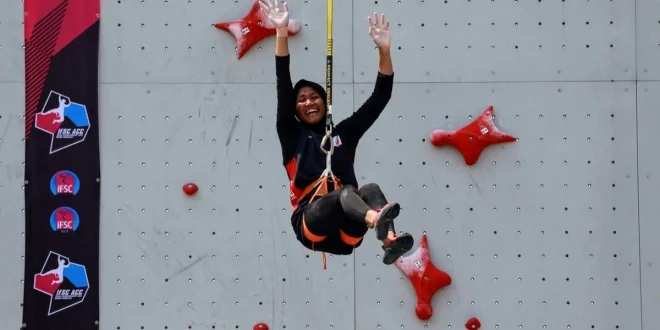 Panjat Tebing Indonesia Raih 2 Emas Speed di SEA Games 2025
