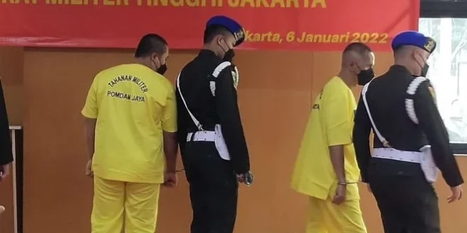 Penyerahan Berkas Pembunuhan Kacab Bank oleh Pomdam Jaya