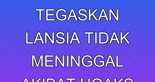 Polisi dan BMKG Tegaskan Lansia Tidak Meninggal Akibat Hoaks Tsunami Aceh