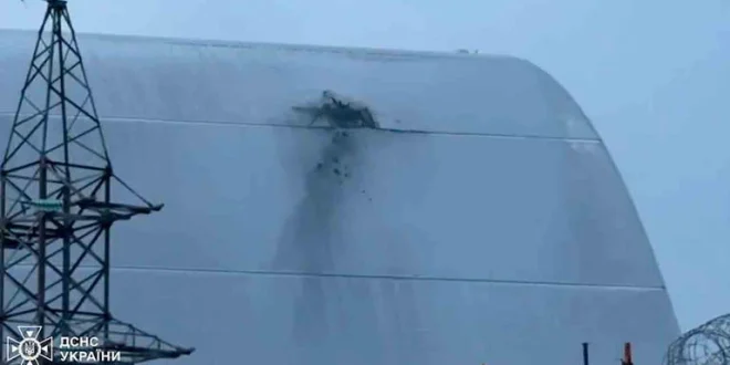 Risiko Radiasi Meningkat, Perisai Chernobyl Rusak Serangan Drone