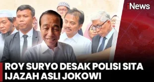 Roy Suryo Serahkan Ijazah UGM Jokowi ke Polda Metro, Proses Verifikasi Berlanjut