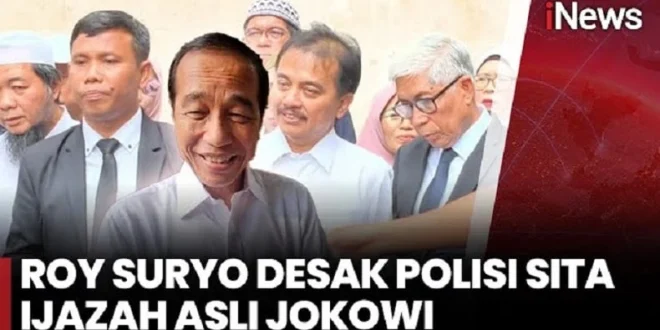Roy Suryo Serahkan Ijazah UGM Jokowi ke Polda Metro, Proses Verifikasi Berlanjut