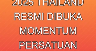 SEA Games 2025 Thailand Resmi Dibuka, Momentum Persatuan ASEAN