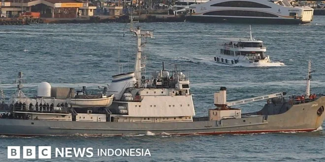 Serangan Drone Laut di ZEE Turki: Kapal Tanker Rusia Diserang