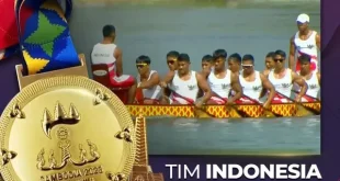 Tim Perahu Naga Indonesia Raih Emas SEA Games 75 dengan Performa Dominan