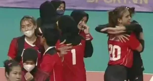 Tim Voli Putri Indonesia Raih Medali Perunggu Kejuaraan Asia Tenggara