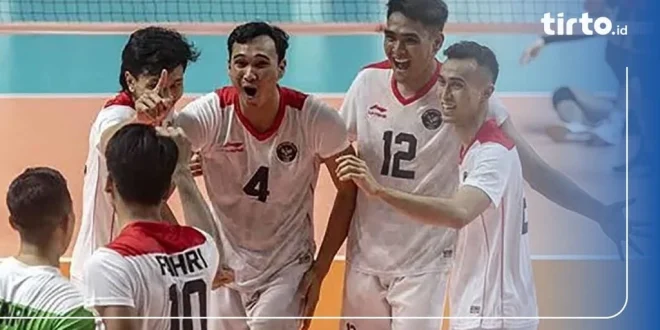 Timnas Voli Putra Indonesia Juara Grup SEA Games 2025