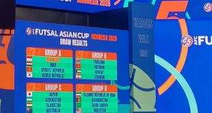 Irak Gusur Indonesia di Puncak Grup A AFC Futsal 2026