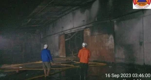 Kebakaran Hebat Pabrik Sandal PT Garuda Mas Perkasa Medan 2024